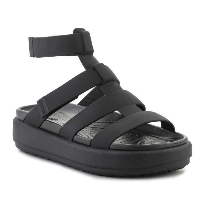 Sandale Crocs Brooklyn lux Gladiator 209557-060 negru Sandale Crocs Brooklyn lux Gladiator 209557-060 negru