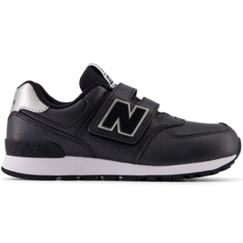 Adidasi New Balance cu inchidere Velcro PV574FM negru Adidasi New Balance cu inchidere Velcro PV574FM negru