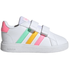 Pantofi Adidas Grand Court Lifestyle Hook and Loop HP8917 alb