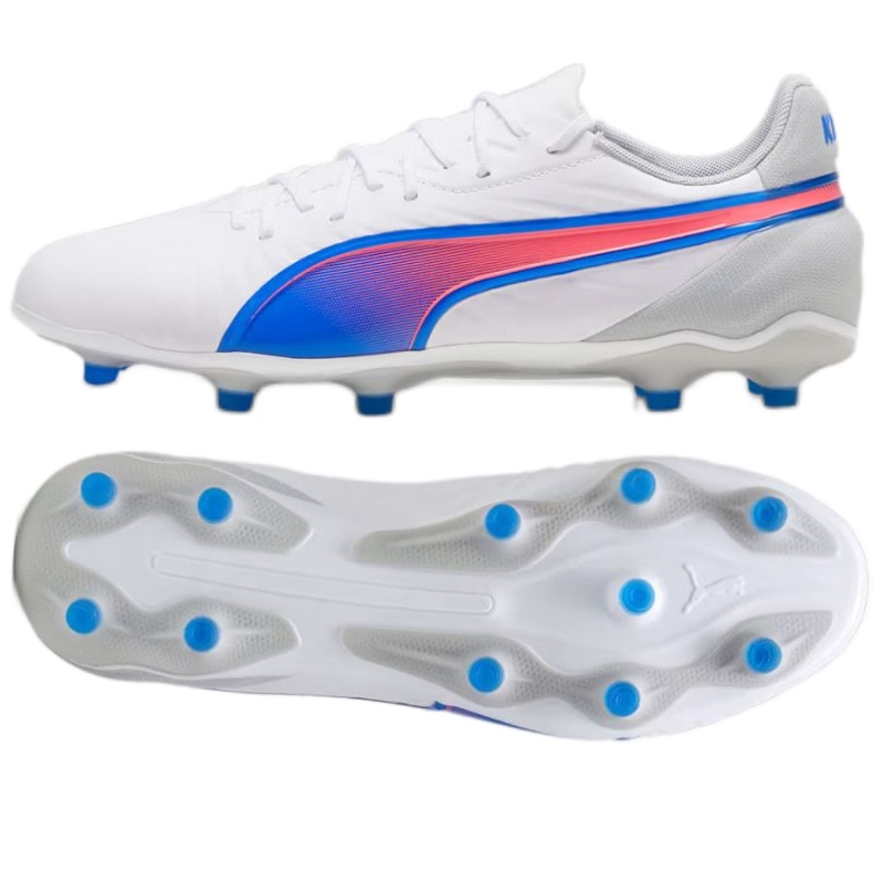 Pantofi Puma King Match FG/AG 107863 02 alb