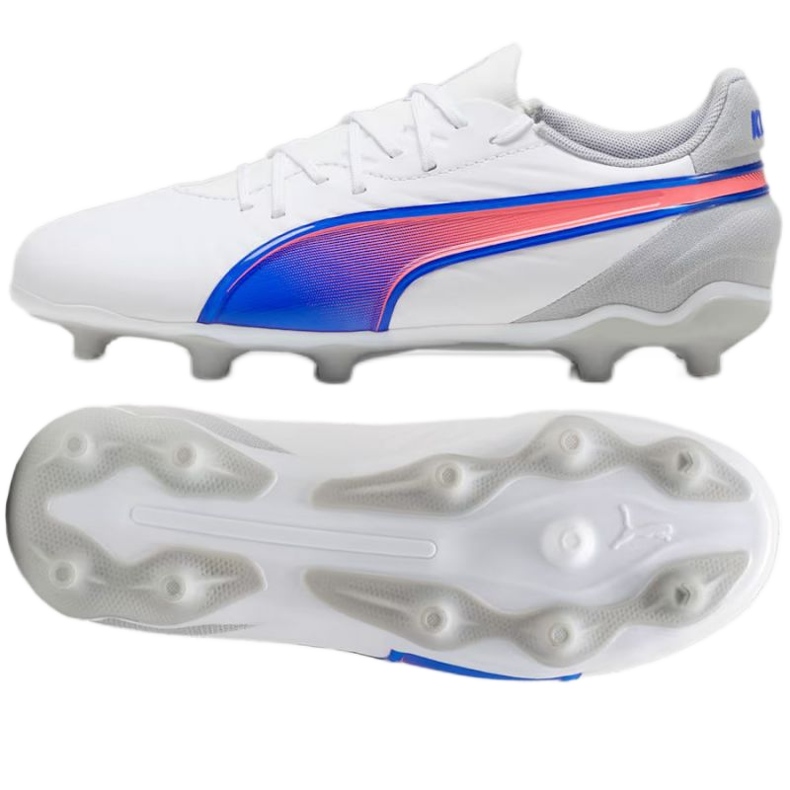 Pantofi Puma King Match FG/AG 108048 02 alb
