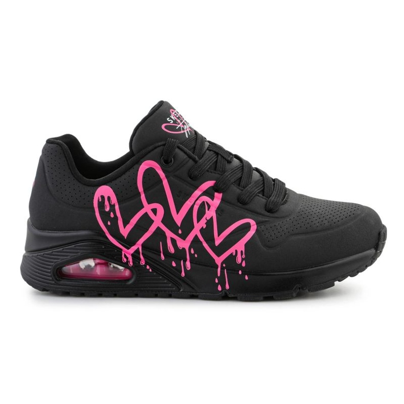 Pantofi Skechers Dripping In Love 177980-BKPK negru