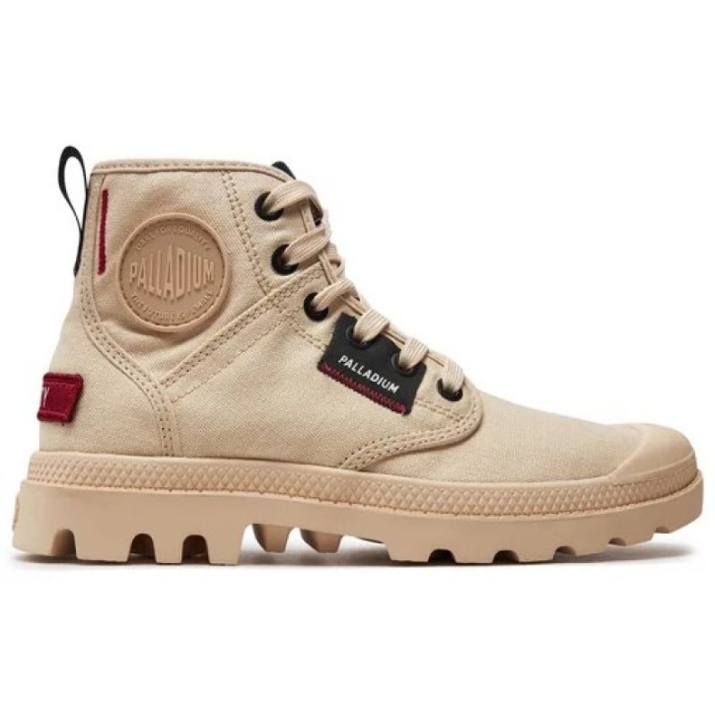 Pantofi Palladium Papa Hi Patch 79117-260-M bej