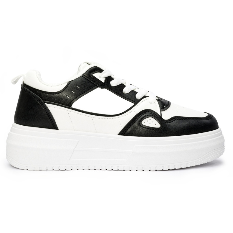 Pantofi sport de dama negri cu platforma negru