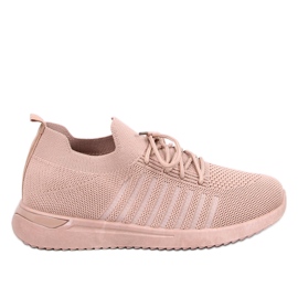 Pantofi sport Sharpe Khaki cu șosete bej Pantofi sport Sharpe Khaki cu șosete bej