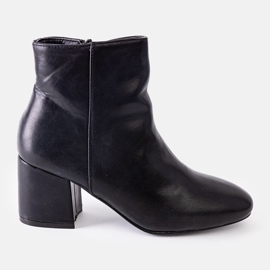Botine negre elegante de la Hale negru Botine negre elegante de la Hale negru