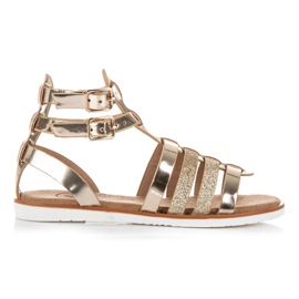 Kylie Sandale romane galben Kylie Sandale romane galben