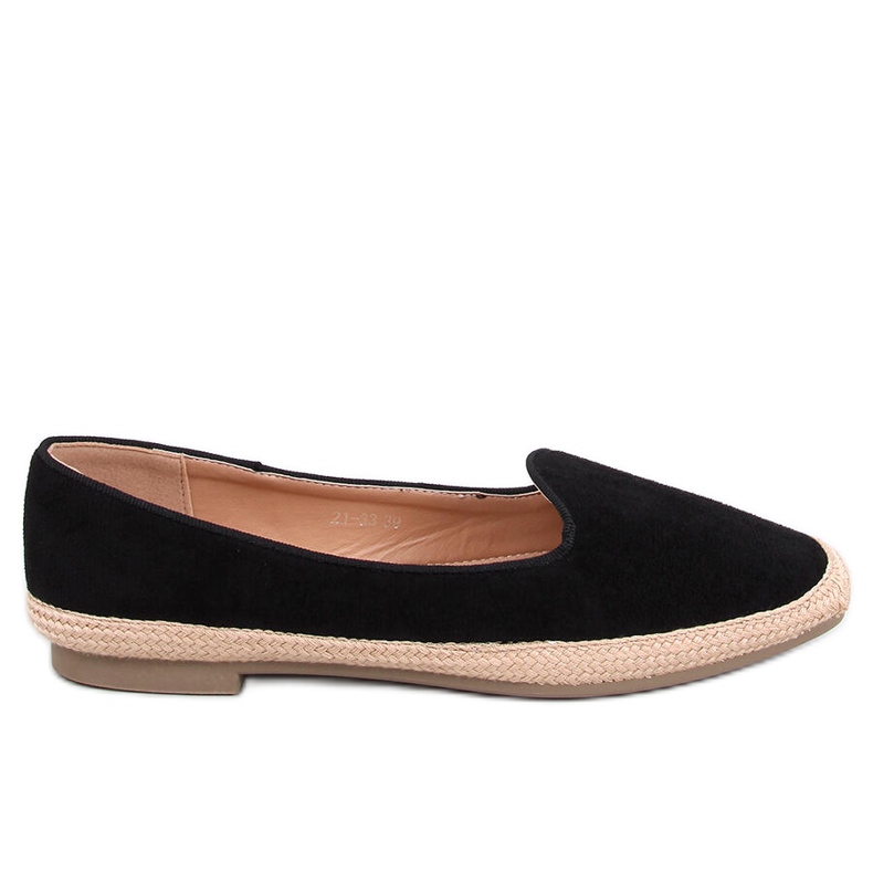 Espadrile dama Ballot Black negru