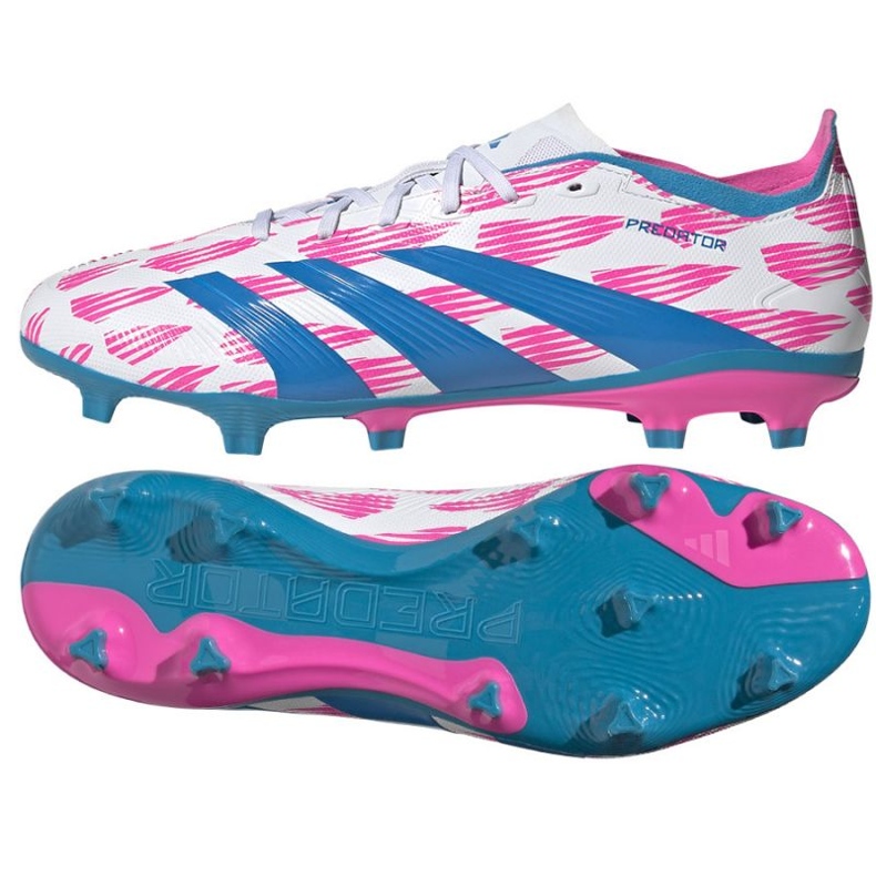 Pantofi Adidas Predator League Fg IG6262 alb