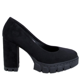 Angela Black pantofi cu toc și platformă negru Angela Black pantofi cu toc și platformă negru