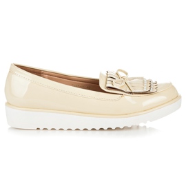 Pantofi VICES lacuiti galbeni