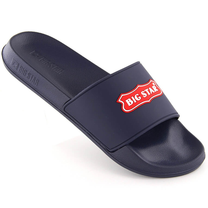 Șlapi sport pentru bărbați, de culoare bleumarin, Big Star OO174029 albastru Șlapi sport pentru bărbați, de culoare bleumarin, Big Star OO174029 albastru