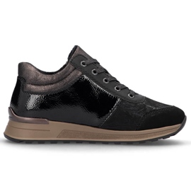 Adidași negri izolați Rieker N1407-00 negru Adidași negri izolați Rieker N1407-00 negru