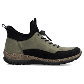 Pantofi de dama comozi, adidasi verzi Rieker N32G3-54 verde Pantofi de dama comozi, adidasi verzi Rieker N32G3-54 verde