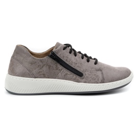 WASAK Pantofi dama, adidasi piele 0602W, flori gri