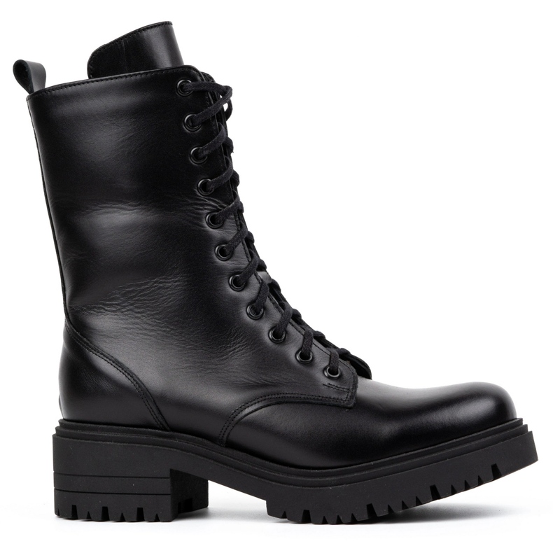 Olivier Cizme de dama inalte din piele 1064 negre negru