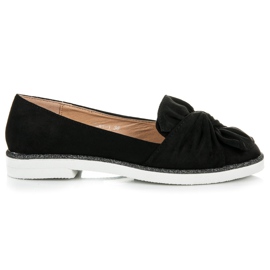 Vices Pantofi din piele de căprioară cu decorațiuni cu sclipici negru Vices Pantofi din piele de căprioară cu decorațiuni cu sclipici negru