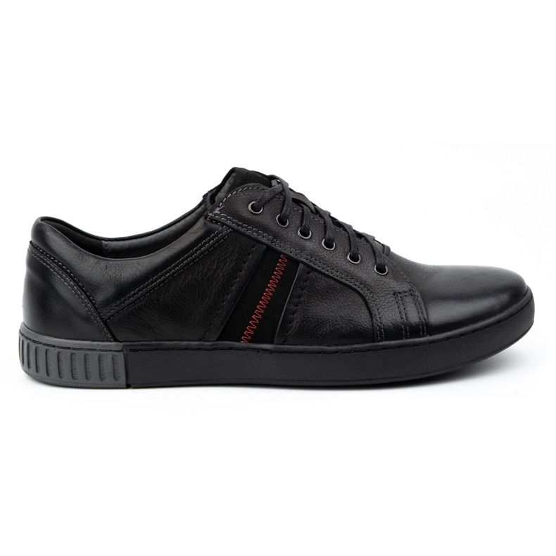 Kampol Pantofi casual barbati din piele 29KAM Negru