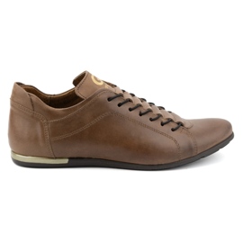 Polbut Pantofi sport barbati din piele 2123 maro Polbut Pantofi sport barbati din piele 2123 maro