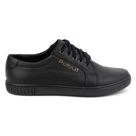 Polbut Pantofi barbati piele 320/2 negru