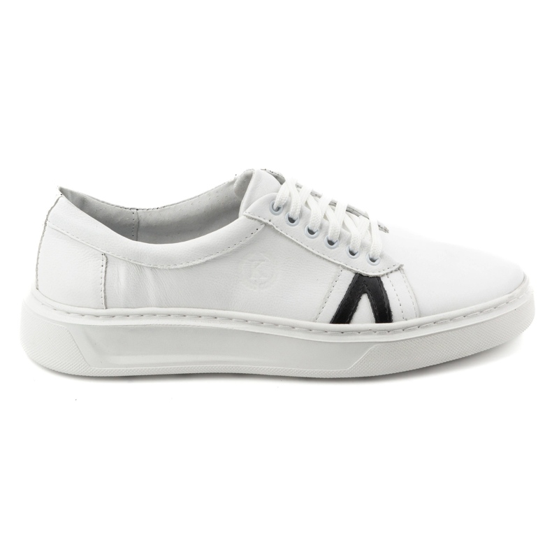 KOMODO Pantofi casual barbati din piele 910/2 alb