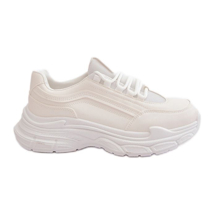 Pantofi de dama, pantofi sport cu talpa groasa, Lerila alba Pantofi de dama, pantofi sport cu talpa groasa, Lerila alba