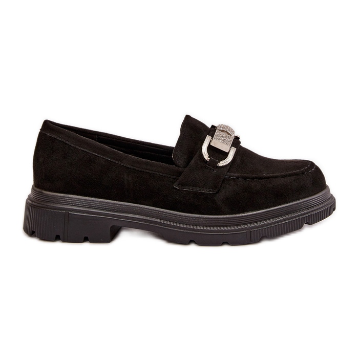 Mocasini De Damă Eco Suede Cu Decor, Wistera Neagră negru