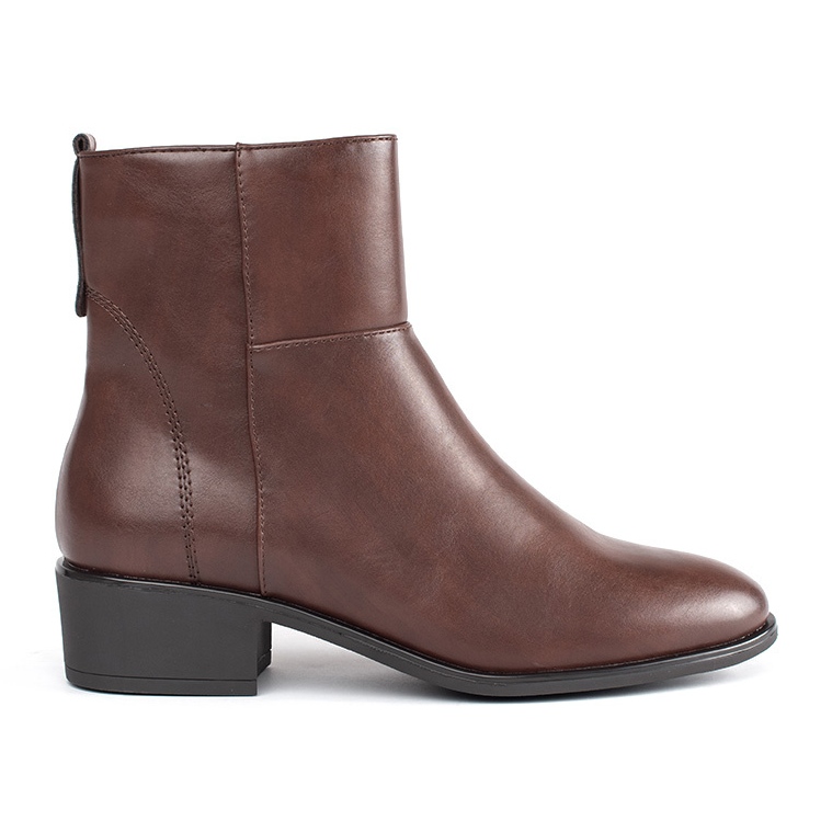 Botine maro din piele de la Sergio Leone