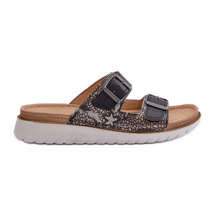 Flip-flops confortabili pentru damă, cu catarame Inblu CN000033 bleumarin albastru Flip-flops confortabili pentru damă, cu catarame Inblu CN000033 bleumarin albastru