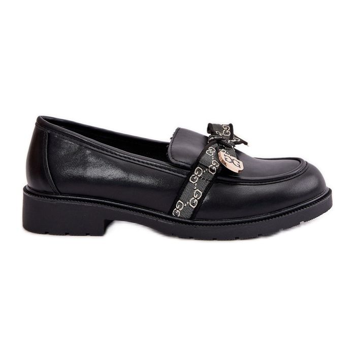 Mocasini De Dama Cu Fundita S.Barski HY42-331 Negru