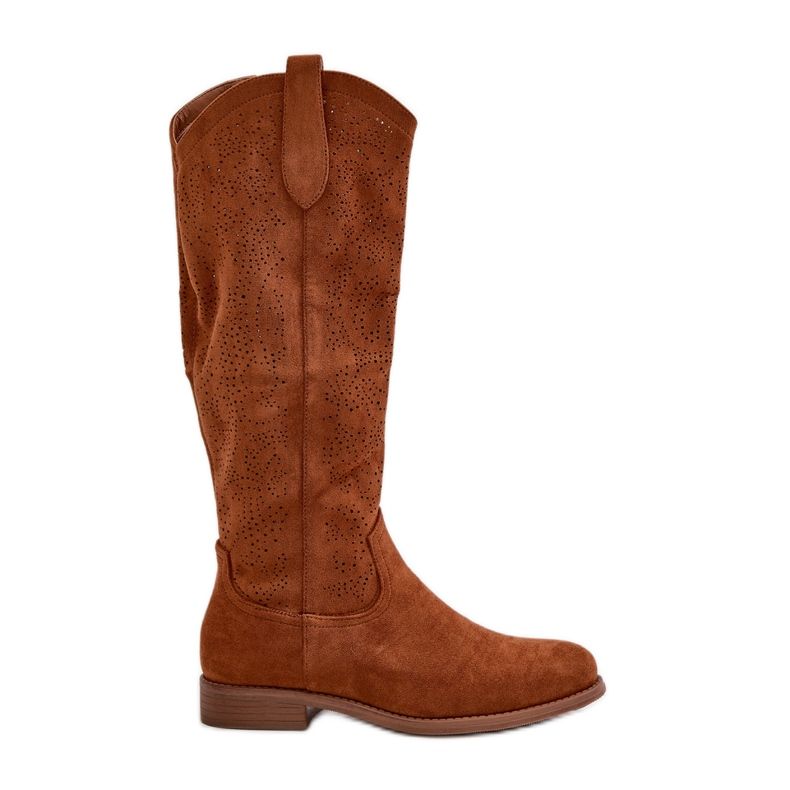 Cizme de damă ajurate Camel S.Barski HY42-132 maro Cizme de damă ajurate Camel S.Barski HY42-132 maro