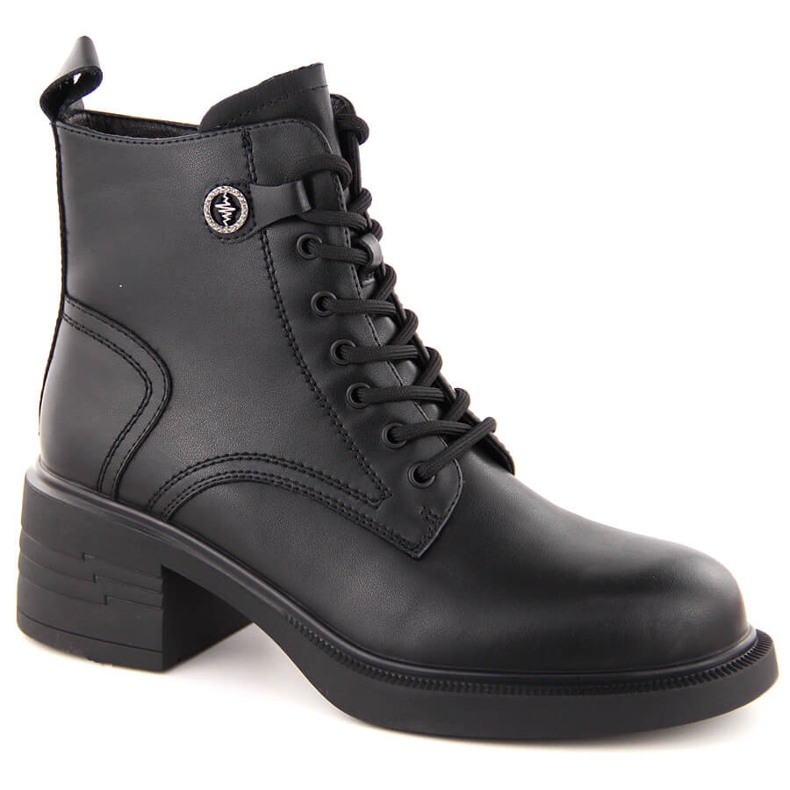 Cizme de dama piele, usor izolate, negre Vinceza 91107 negru Cizme de dama piele, usor izolate, negre Vinceza 91107 negru