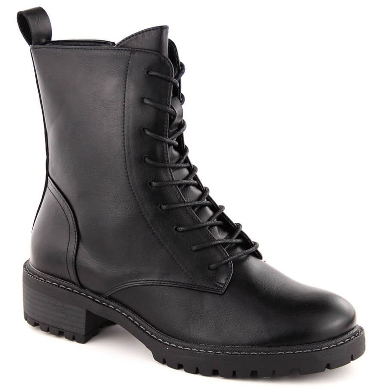 Cizme negre de dama usor izolate Vinceza 58422 negru