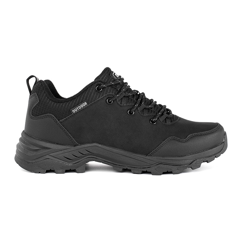 DK Pantofi de trekking negri pentru bărbați negru DK Pantofi de trekking negri pentru bărbați negru