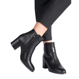 Botine clasice, elegante, negre, marca Sergio Leone negru Botine clasice, elegante, negre, marca Sergio Leone negru