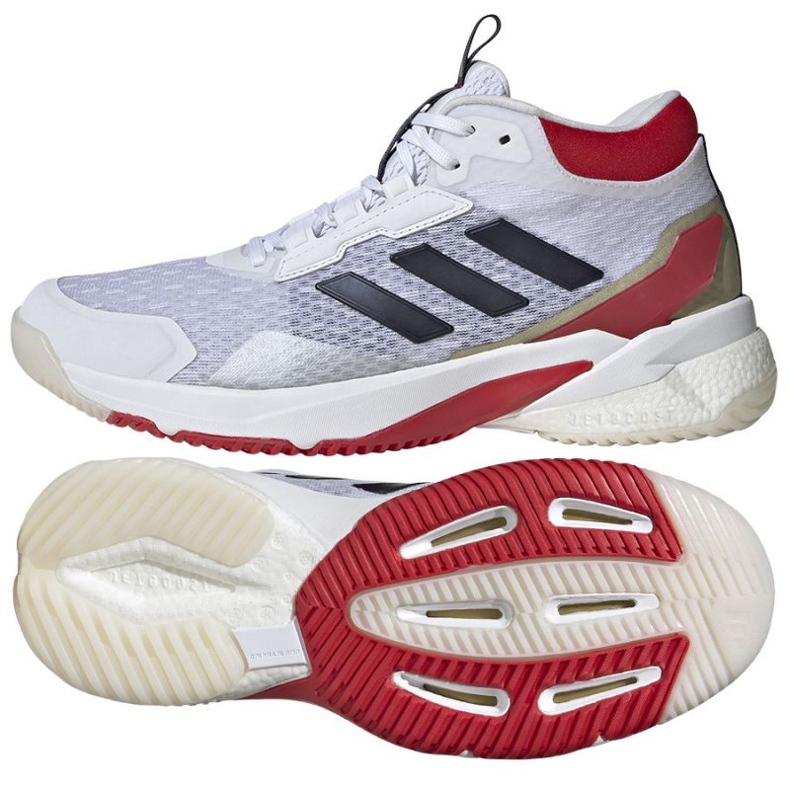 Pantofi Adidas Crazyflight 5 Mid IG1611 alb