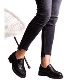Mocasini negri eleganti Élodie negru Mocasini negri eleganti Élodie negru