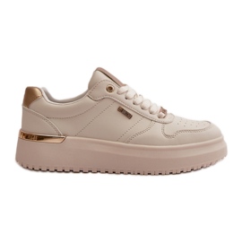 Pantofi de damă pe platforma Big Star OO274757 Sistem HI-POLY alb
