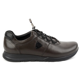 Kampol Pantofi barbati piele CAMPOL 25/55 maro Kampol Pantofi barbati piele CAMPOL 25/55 maro