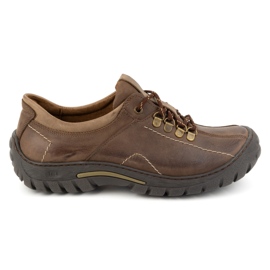 KOMODO Pantofi de trekking barbati, piele 936K, maro KOMODO Pantofi de trekking barbati, piele 936K, maro