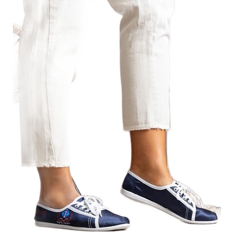 Tenisi de damă Woodstock bleumarin albastru