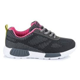 American Club Pantofi sport pentru copii gri American Club Pantofi sport pentru copii gri