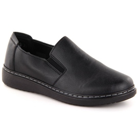 Pantofi confortabili pentru damă, negri Unisoft 5932 negru Pantofi confortabili pentru damă, negri Unisoft 5932 negru