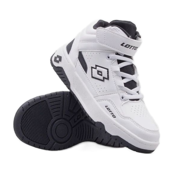 Lotto Pivoot Mid K 2600210K-1011 încălțăminte pentru copii alb Lotto Pivoot Mid K 2600210K-1011 încălțăminte pentru copii alb