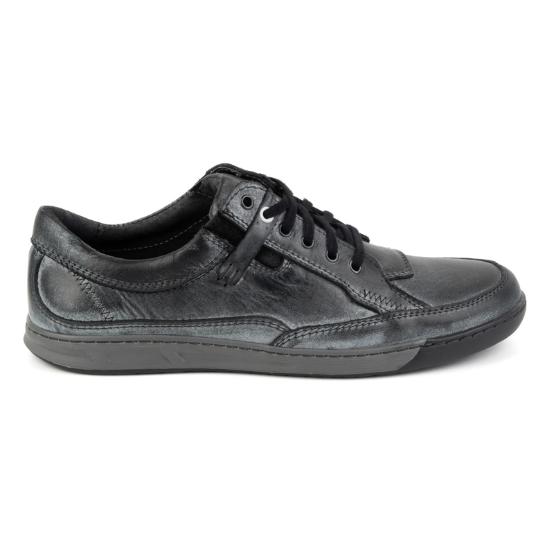 KOMODO Pantofi barbati din piele Casual 932K, gri KOMODO Pantofi barbati din piele Casual 932K, gri