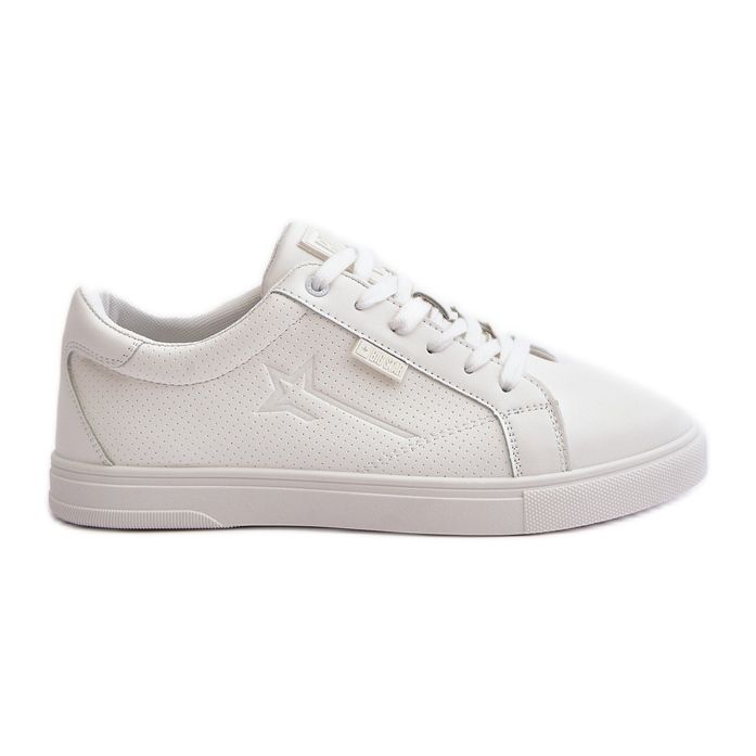 Adidași pentru bărbați din piele ecologică Big Star OO174020 Hi-Poly System White alb Adidași pentru bărbați din piele ecologică Big Star OO174020 Hi-Poly System White alb