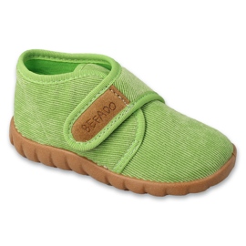 Papuci copii Befado cu velcro 465P159 verde Papuci copii Befado cu velcro 465P159 verde