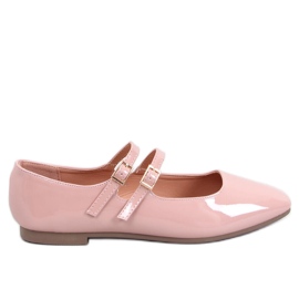 Patent Mary Jane Liths Balerini nud roz Patent Mary Jane Liths Balerini nud roz
