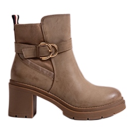 Botine bej închis Mirka Botine bej închis Mirka