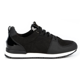 Nik Pantofi sport dama, creepers din piele 05-0784-11, negru Nik Pantofi sport dama, creepers din piele 05-0784-11, negru
